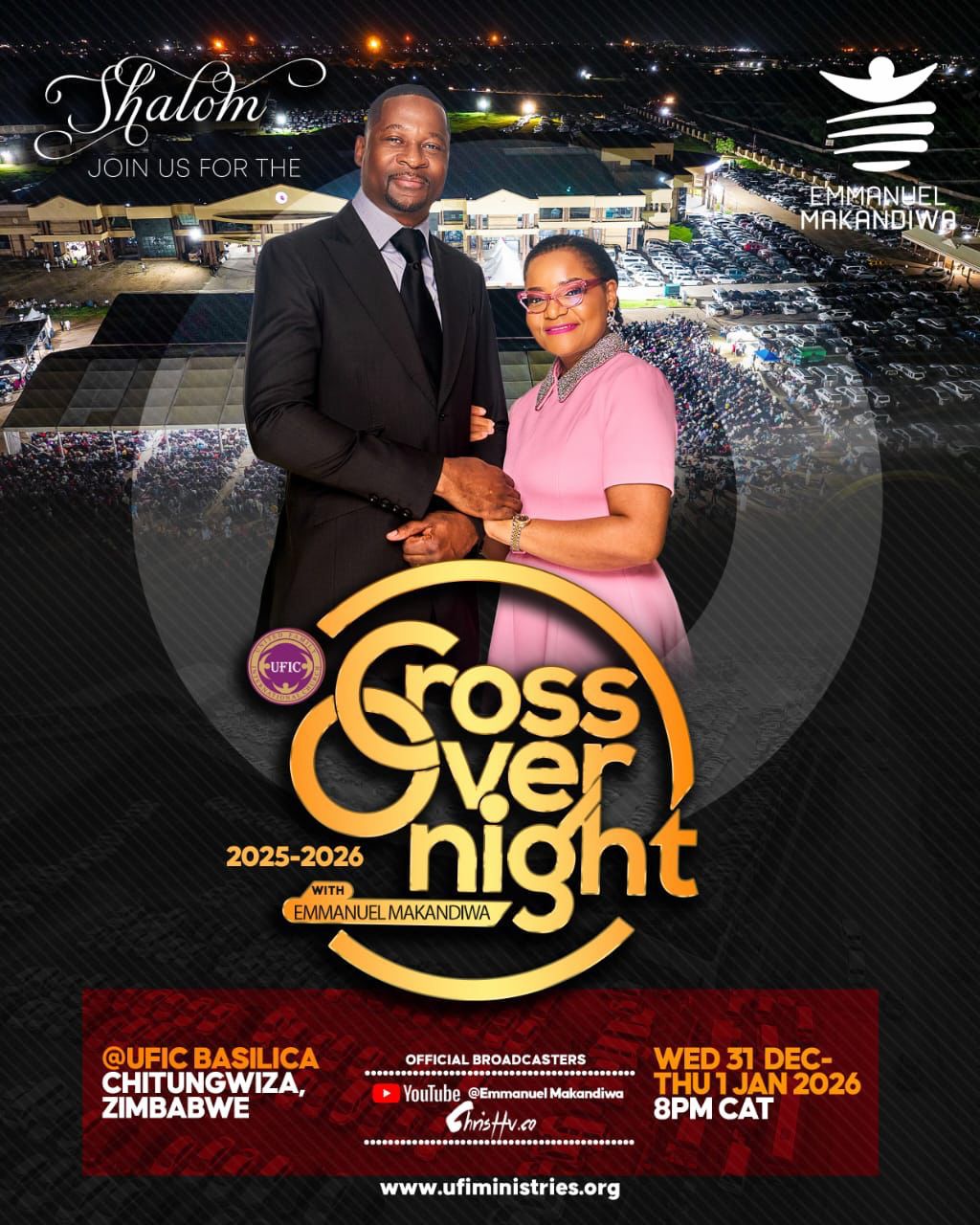 Crossover Night With Emmanuel & Ruth Makandiwa