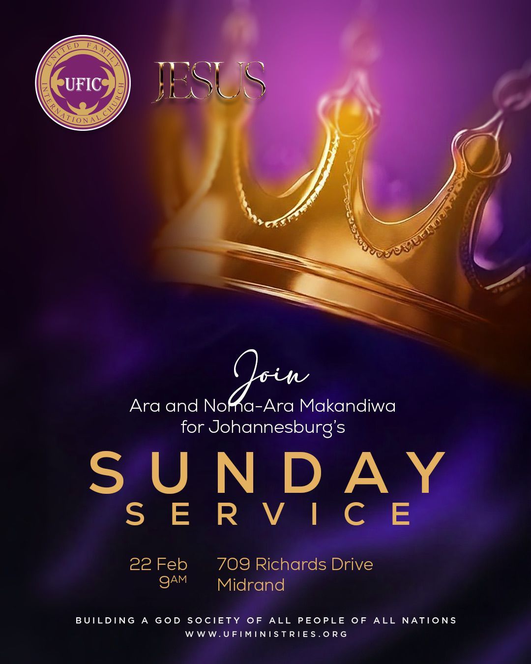 Sunday Service with Ara & Noma-Ara Makandiwa 22/02/2026